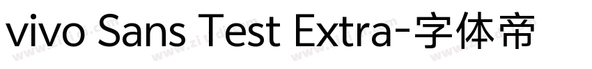 vivo Sans Test Extra字体转换